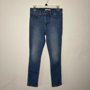 Levi’s 311 Shaping Skinny Women’s Tag Size 28 (Measures 30”x30.5”) Blue Stretch